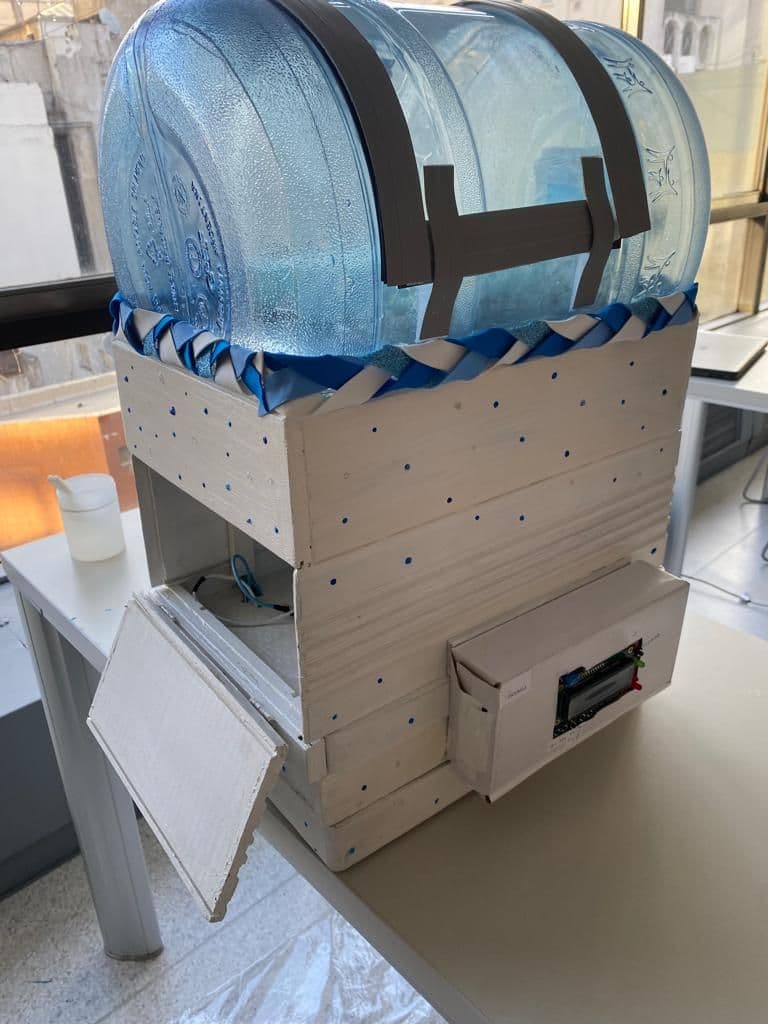 The assembled neonatal incubator prototype